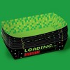 Big Dot of Happiness Pixel Video Game Party Paper Food Trays, Disposable Double-Sided Paper Food Holders for Nachos, Hot Dogs, French Fries - 12 Ct - 4 of 4