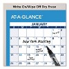 Horizontal Reversible/Erasable Wall Planner, 36 x 24, White/Blue Sheets, 12-Month (Jan to Dec): 2026 - 2 of 4