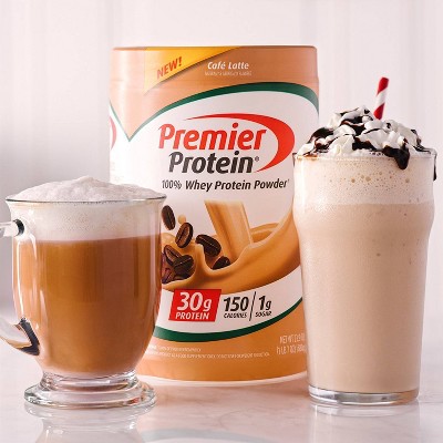 Premier Protein 100% Whey Protein Powder - Caf&#233; Latte - 17 Serve