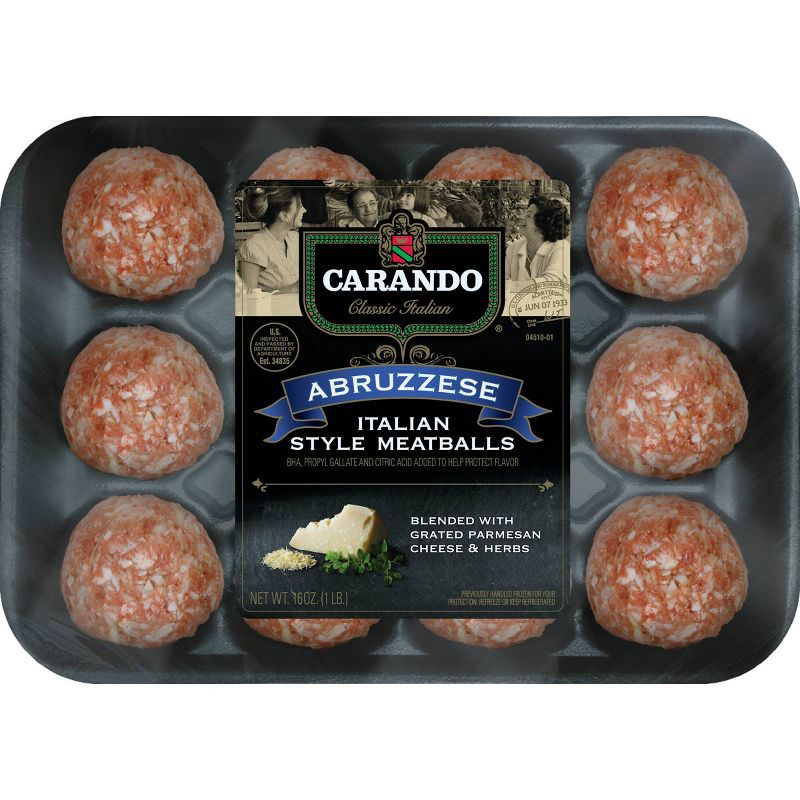 Carando Abruzzese Italian Style Meatballs - 16oz, 1 of 7