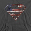 Superman Super Patriot Adult Pull-Over Hoodie - 2 of 4