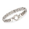 Ross-Simons Sterling Silver Medium Byzantine Bracelet For Women - 3 of 4