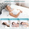 PAGED 26" Cervical Neck Pillow, Ergonomic Memory Foam Bed Pillow with 2 Heights and Armrest Designs for Back, Stomach or Side Sleepers - 2 of 4