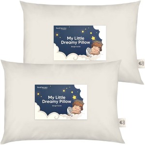 KeaBabies Toddler Pillow - Soft Organic Cotton Kids Pillows for Sleeping - Travel Pillow for Kids Age 2-5 - 1 of 4
