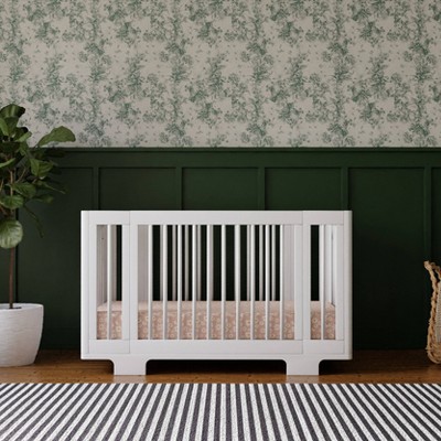Yuzu White Pine 8-in-1 Convertible Crib with Conversion Kits