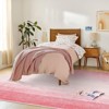 Lahome Abstract Ombre Plush Area Rug – Soft Gradient Accent with Non-Slip Backing - 3 of 4