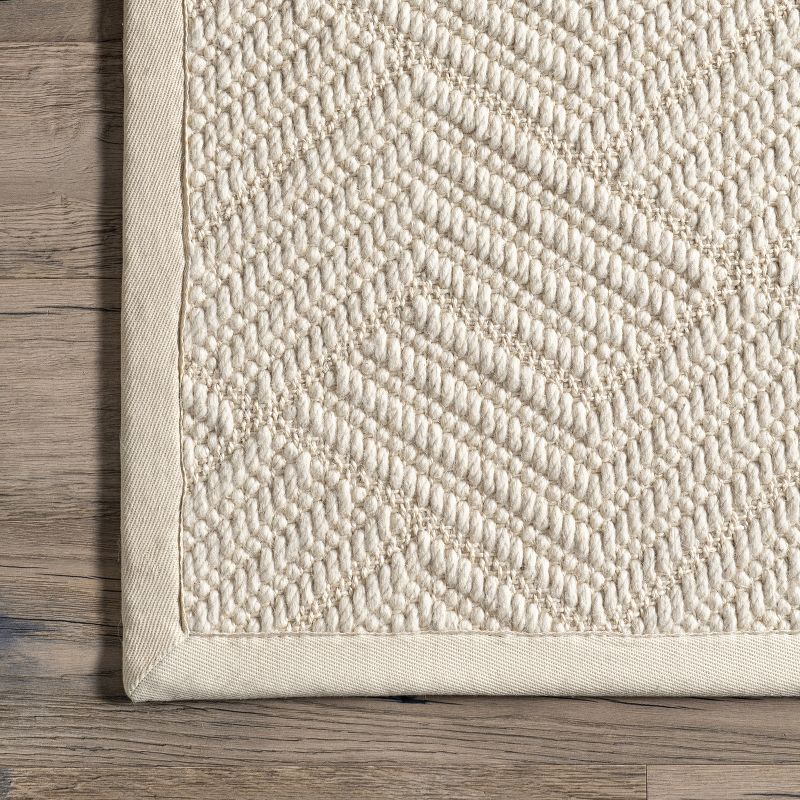 nuLOOM Natural Textured Suzanne Area Rug, 6 of 11