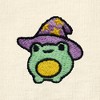 Dalix Sorcerer Frog Embroidered Cotton Relaxed Short Sleeve Tee T Shirt Womens - 4 of 4