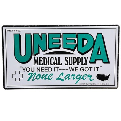 Trick Or Treat Studios The Return of the Living Dead Uneeda Medical Supply Replica Metal Sign