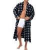 ADR Plush Fleece Men's Robe, Soft Cozy Warm Men's Bathrobe, Bath Robe - 4 of 4