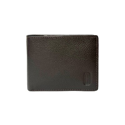 Club Rochelier Men's Slim Wallet With Zippered Pocket