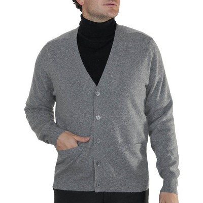 Lona Scott Men's Classic Cashmere Cardigan