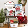 The Lakeside Collection Holiday Metal Storage Bin - Barn - 4 of 4