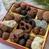Chocolate Christmas Gift – Gourmet Holiday Tin with Assorted Chocolates & Caramels in Red Tin - 3 of 4