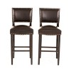 2pcs Modern Industrial Mayfield KD Barstool-Christopher Knight Home - 2 of 4