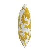 18"x18" Skyline Furniture Square Outdoor Throw Pillow Gold: Handmade, Floral Pattern, Removable Cover, Zip Closure - 2 of 4