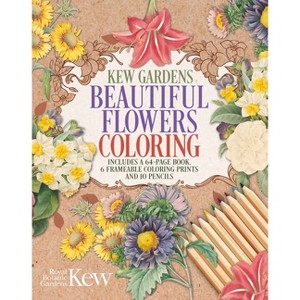 Kew Gardens Beautiful Flowers Coloring Kit - (Sirius Coloring Kits) by  The Royal Botanic Gardens Kew (Paperback) - 1 of 1