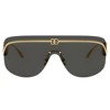 Dolce & Gabbana DG 2320 02/87 Womens Shield Sunglasses Gold 40mm - 2 of 3