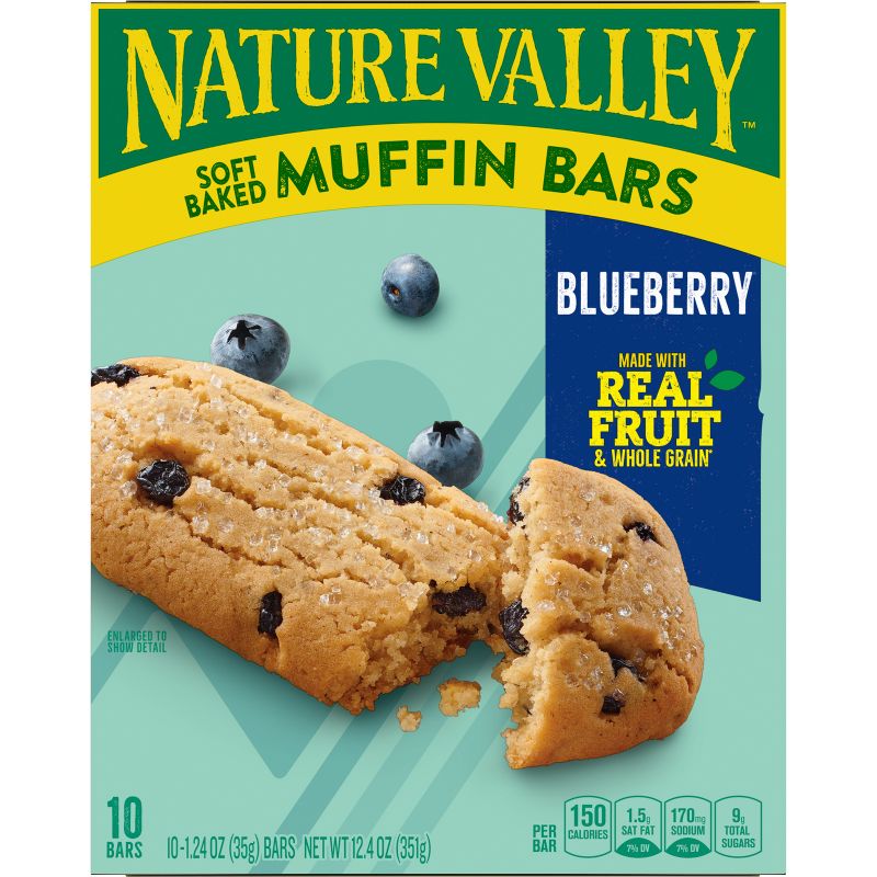 Nature Valley Soft Baked Blueberry Muffin Bars - 10ct/12.4oz, 6 of 10