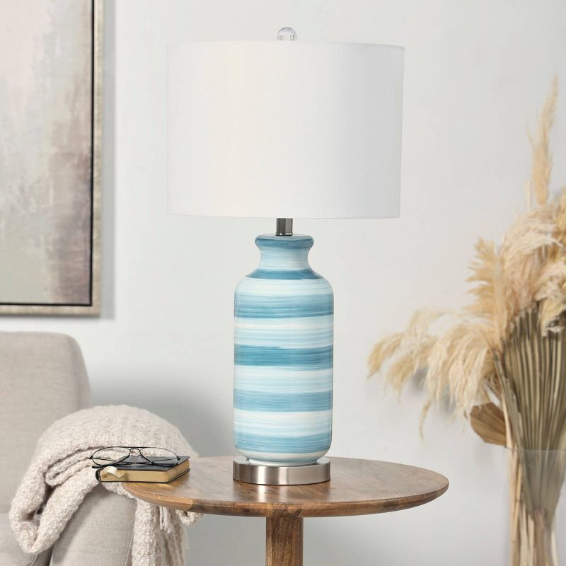 28&#34;x15&#34; Wood Accent Lamp - Olivia &#38; May, 2 of 16
