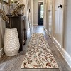 World Rug Gallery Beige Multi Vine Floral Indoor Area Rug - 2 of 4