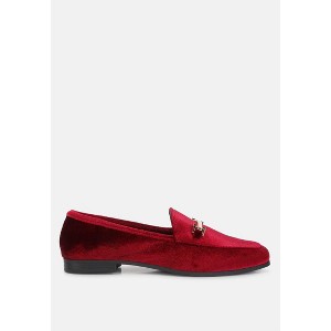 Evelio Horsebit Embellsihed Velvet Women Loafers - 1 of 4