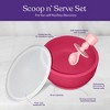 Sperric Silicone Baby Feeding Set - Infant Suction Bowls with Lids and Spoons | BPA Free Toddler Self Feeding Utensils for 0-6 Months - image 4 of 4