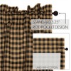 Black Check Scalloped Valance 16x72 - 4 of 4
