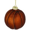 Northlight Basketball Glass Christmas Hanging Ornament - 3.5" - Orange and Black - 4 of 4