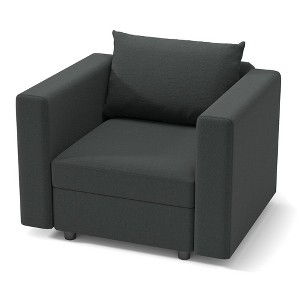 Ainfox Module Single Sofa With Armrest Dark Grey - 1 of 4