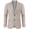 Men's Casual Blazer Sport Coat Two Button Lightweight Business Jackets - 4 of 4