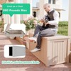 Maggift Deck Box, 180GAL Outdoor Storage Box, Patio Gardening Tools, Water and UV Resistant for Patio, Garden, Lawn, Brown, 61.02"*28.39"*29.17" - 2 of 4