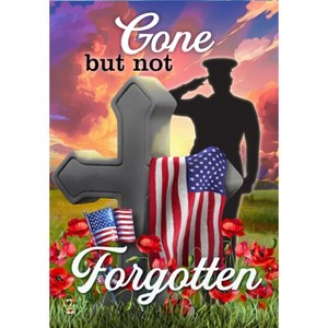 Briarwood Lane Everyday Garden Flag 18x12.5 For Outdoor Military Gone But Not Forgotten Garden Flag Flag Garden Flag Flags For Outside - 1 of 4