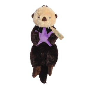 Aurora Large Eco Hugs Sea Otter Eco Nation Eco-Friendly Stuffed Animal Brown 14.5" - 1 of 4