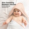 Luxe Baby Hooded Towel, Organic Baby Bath Towel, Hooded Baby Towels, Baby Beach Towel for Newborn, Kids - 3 of 4