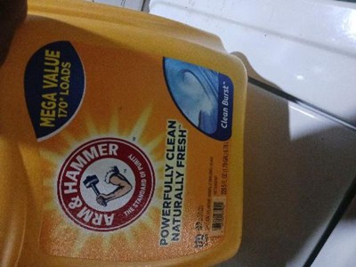 Arm & Hammer Clean Burst HE Liquid Laundry Detergent 170 Loads Value Pack