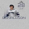 MLBPA Men's Donaldson Pw Licensed Mlb Baseball Josh Donaldson New York Yankees Short Sleeve Graphic Cotton T-Shirt - Sport Grey M - 2 of 4