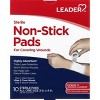 Leader Sterile All One Size Non-Stick Pads 10 ea - 4 of 4