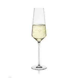 Viski Liminal Crystal Flutes, Ultrathin Clear Drinking Glasses, Thin & Lightweight, Elegant Glassware for Champagne, Wines & Cocktails, 9 oz, Set of 1 - 1 of 4