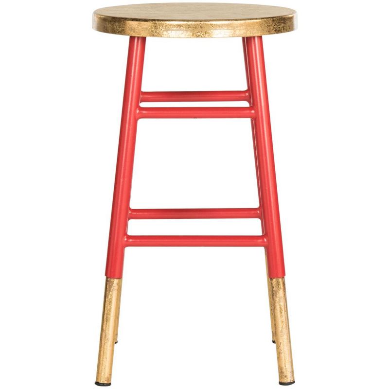 Emery Dipped Gold Leaf Counter Stool  - Safavieh, 1 of 5