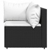 Patio Corner Sofa with Cushions Poly Rattan vidaXL - 3 of 4
