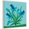 Amanti Art 22"x22" Spring Flowers by Carrie Cantwell Framed Canvas Wall Art - 2 of 4