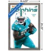 Trends International NFL Miami Dolphins - Tyreek Hill Feature Series 23 Framed Wall Poster Prints - 3 of 4