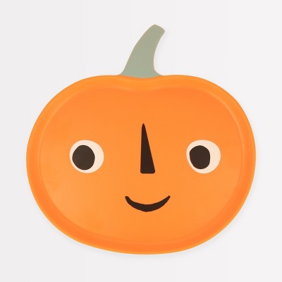 Meri Meri Reusable Jack O' Lantern Plate (Pack of 1)