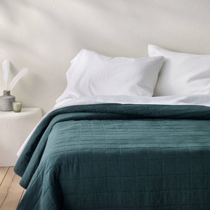 Heavyweight Linen Blend Quilt - Casaluna™ - 1 of 4