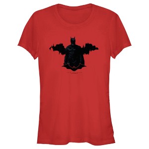 Juniors Womens The Batman Gotham Silhouette T-Shirt - 1 of 4