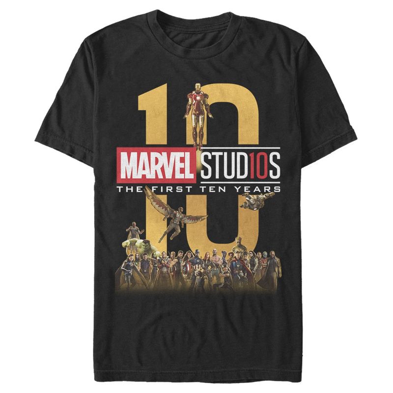 Men's Marvel Studios First Ten Years Full Cast T-Shirt, 1 of 5
