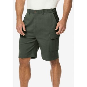 KingSize Men's Big & Tall Comfort Waist 10" Cargo Shorts - 1 of 4