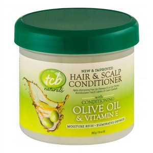 TCB Naturals Hair & Scalp Conditioner Olive Oil and Vitamin-E 10 Oz - 1 of 3