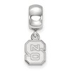 Black Bow Jewelry Sterling Silver North Carolina State Wolfpack NCAA Bead Charm - 2 of 4